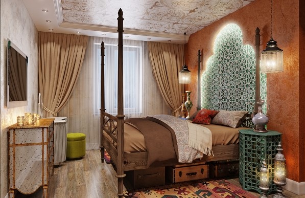 غرف نوم مغربية