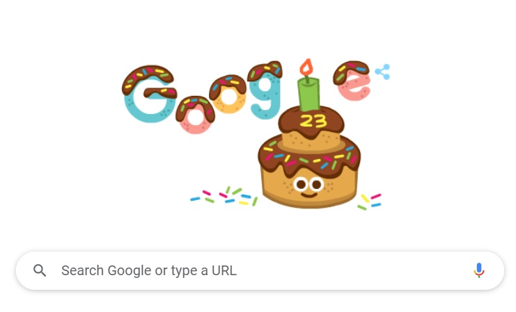 عيد ميلاد غوغل الثالث والعشرين
