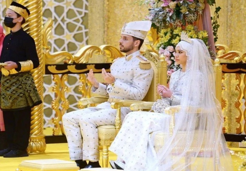 حفل زفاف ابنة سلطان بروناي